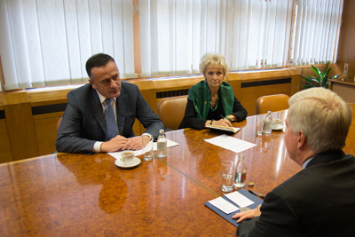  Ministar rudarstva i energetike Aleksandar Antić sastao se sa ambasadorom SAD, Kajlom Skatom (Kyle Scott) 