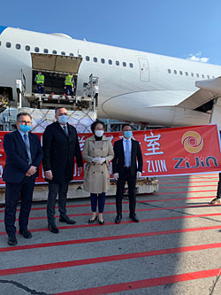  Ministar Antić: Stigla oprema za dve kineske laboratorije za testove, zahvalnost partnerima iz ZiJin-a