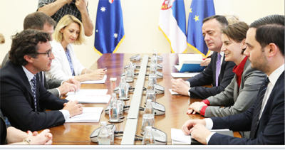  Potpisivanje Memoranduma o razumevanju između Vlade Republike Srbije i kompanije Rio Tinto 
u vezi implementacije Projekta “Jadar”  