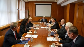  Александар Антић са амбасадором Канаде и представницима канадских компанија 