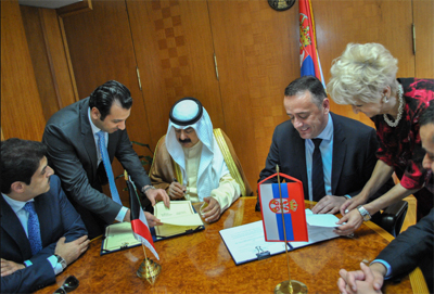  Потписан Меморандум о  разумевању о сарадњи у области нафтне и гасне привреде Србије и Кувајта 